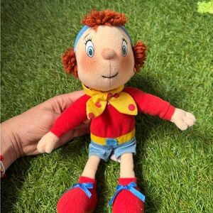 Vintage Noddy Gund Plush Stuffed Doll Toy with Bell in Hat